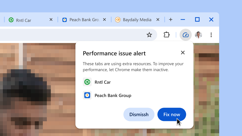 Improve your browser performance with one click